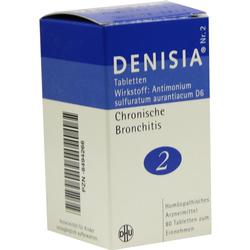 Die Packung zeigt homöopathische Tabletten gegen chronische Bronchitis.