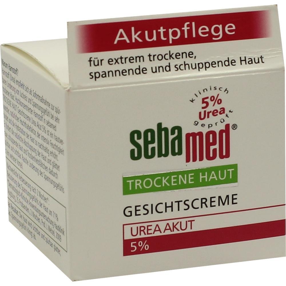 Eine Gesichtscreme für trockene Haut in einer Pappverpackung.